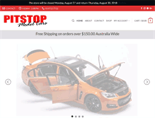 Tablet Screenshot of pitstopmodelcars.com.au